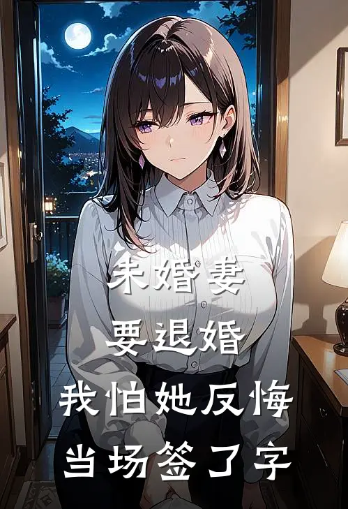 未婚妻要退婚，我怕她反悔当场签了字