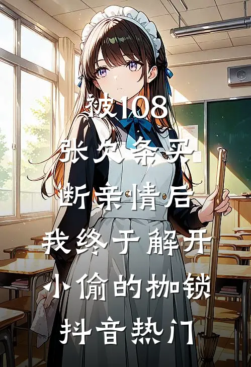 被108张欠条买断亲情后，我终于解开小偷的枷锁抖音热门