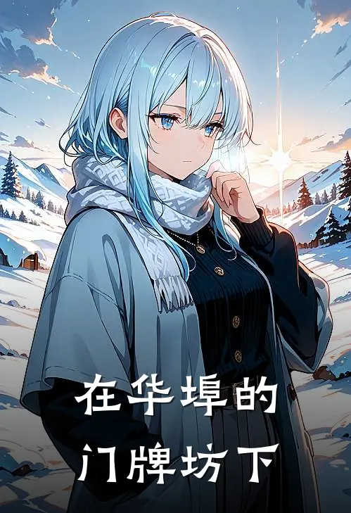在华埠的门牌坊下