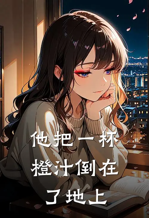 他把一杯橙汁倒在了地上