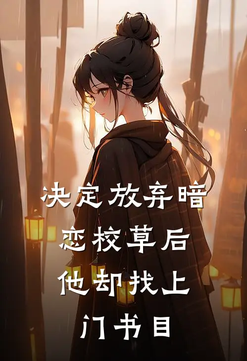 决定放弃暗恋校草后，他却找上门书目